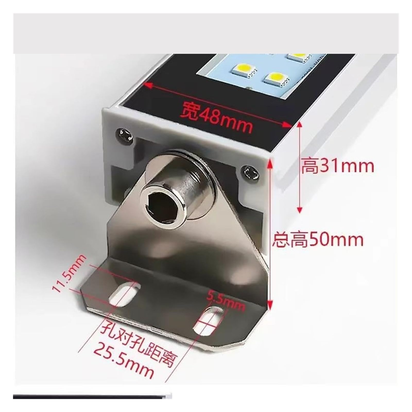 Lampa warsztatowa LED o mocy 5 W do 40 W, rura robocza maszyny CNC 24–36 V Oświetlenie przemysłowe do narzędzi i tokarki Odporność na uderzenia(690MM,24-36V)
