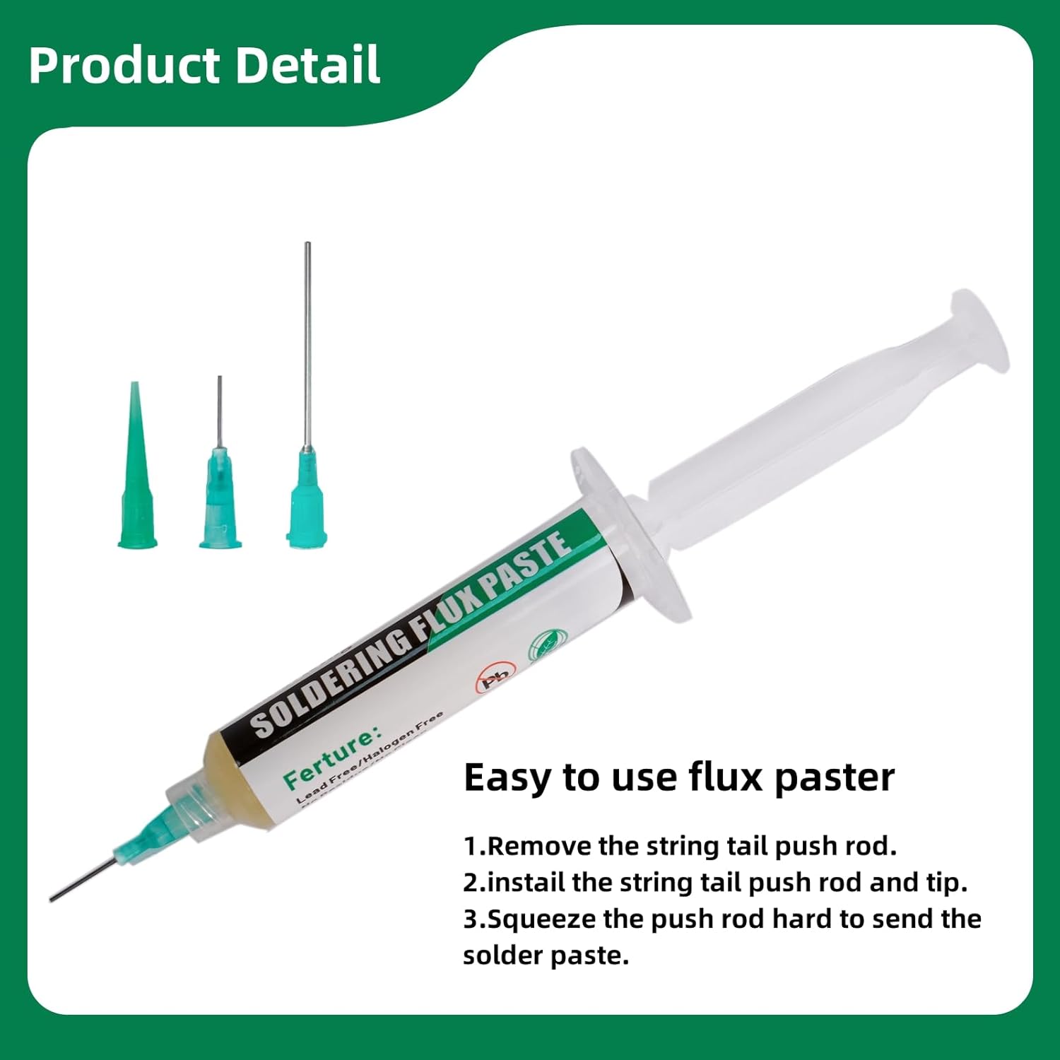 Kaisiking No Clean Soldering Flux Paste,Lead-Free Solder Flux for Electronics Soldering Rosin Flux 10cc