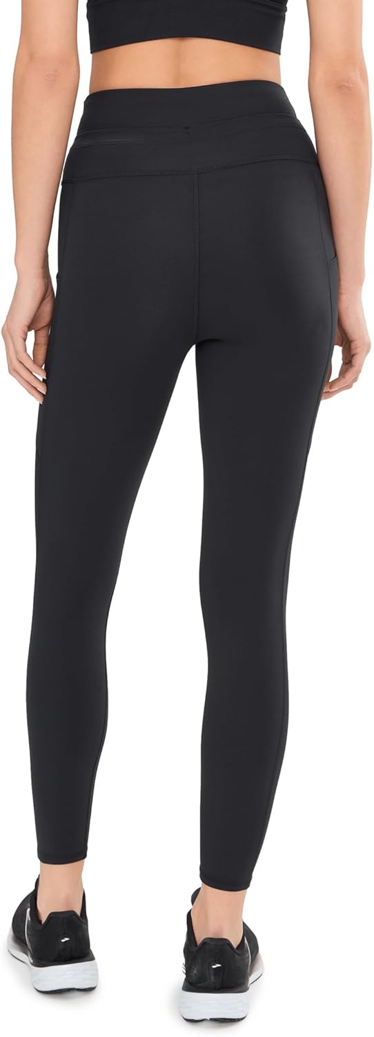 Brooks Women’s Luxe Tight, Performance Active Leggings, Buttery Soft, Phone Pockets, Adjustable Drawcord for Runs & Workouts