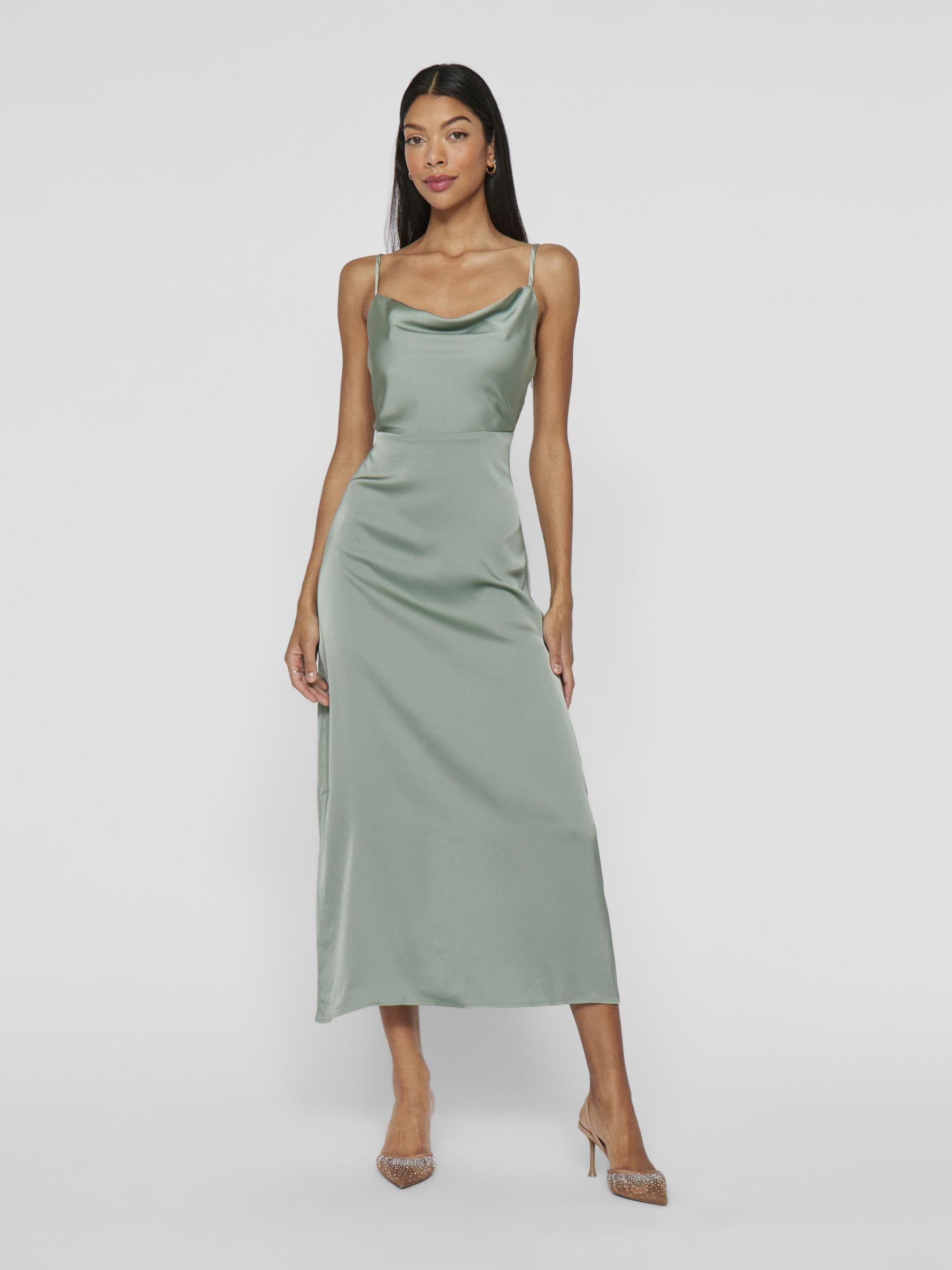 VILA Viravenna Strap Ankle Dress - Noos/DC Viravenna Noos/DC Robe à lanières Femme (Lot de 1)