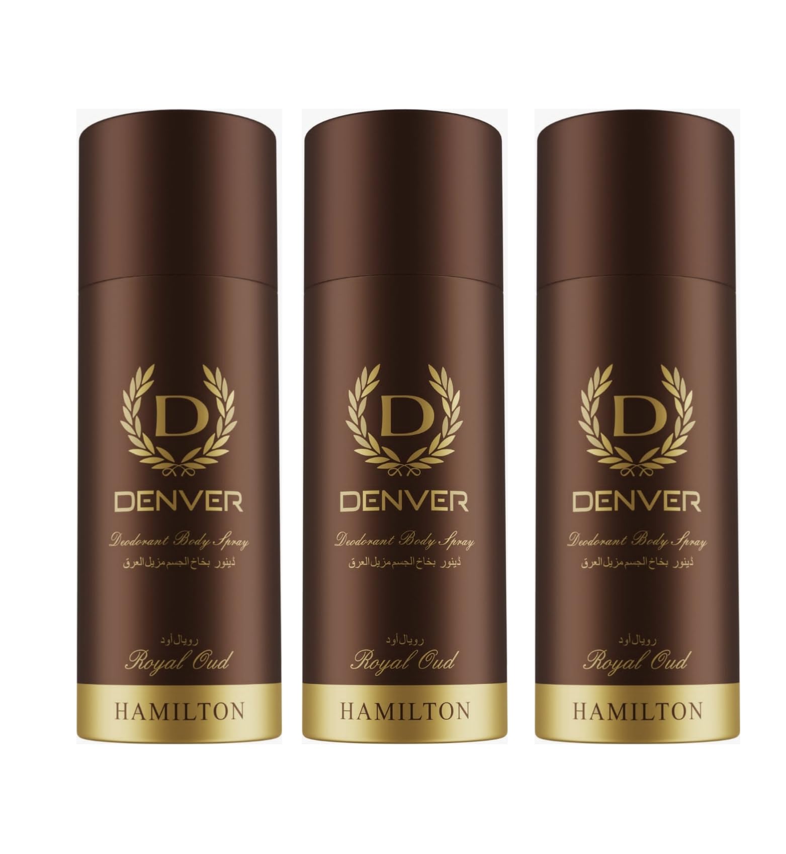 DenverRoyal Oud Deo Body Spary 150ml pack of 3