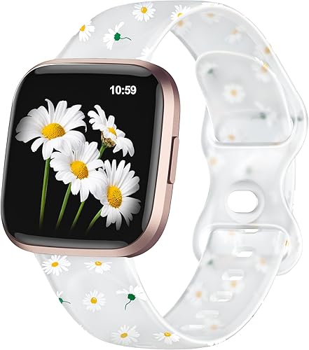 GEAK Bonita correa compatible con Fitbit Versa 2, bandas Fitbit Versa, bandas Versa Lite, Fitbit Versa 2, correas de reloj para mujeres y hombres,