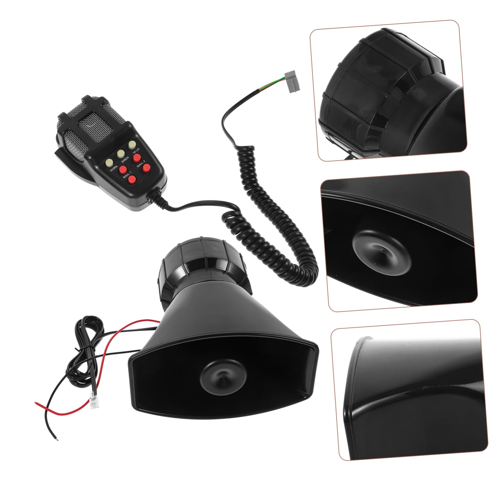Mikinona 1 Zestaw system ów głośnik syreny Samochodowy alarm dźwiękowy Bezprzewodowy alarm samochodowy samochody głośniki zewnętrzne subwoofer zestaw do radia cb