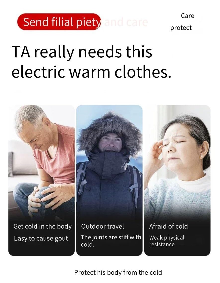 Elektrycznie podgrzewana bielizna, Męska zimowa bielizna termoaktywna ładowana przez USB z regulacją temperatury Spodnie termoaktywne do aktywności na świeżym powietrzu Myślistwo(L)