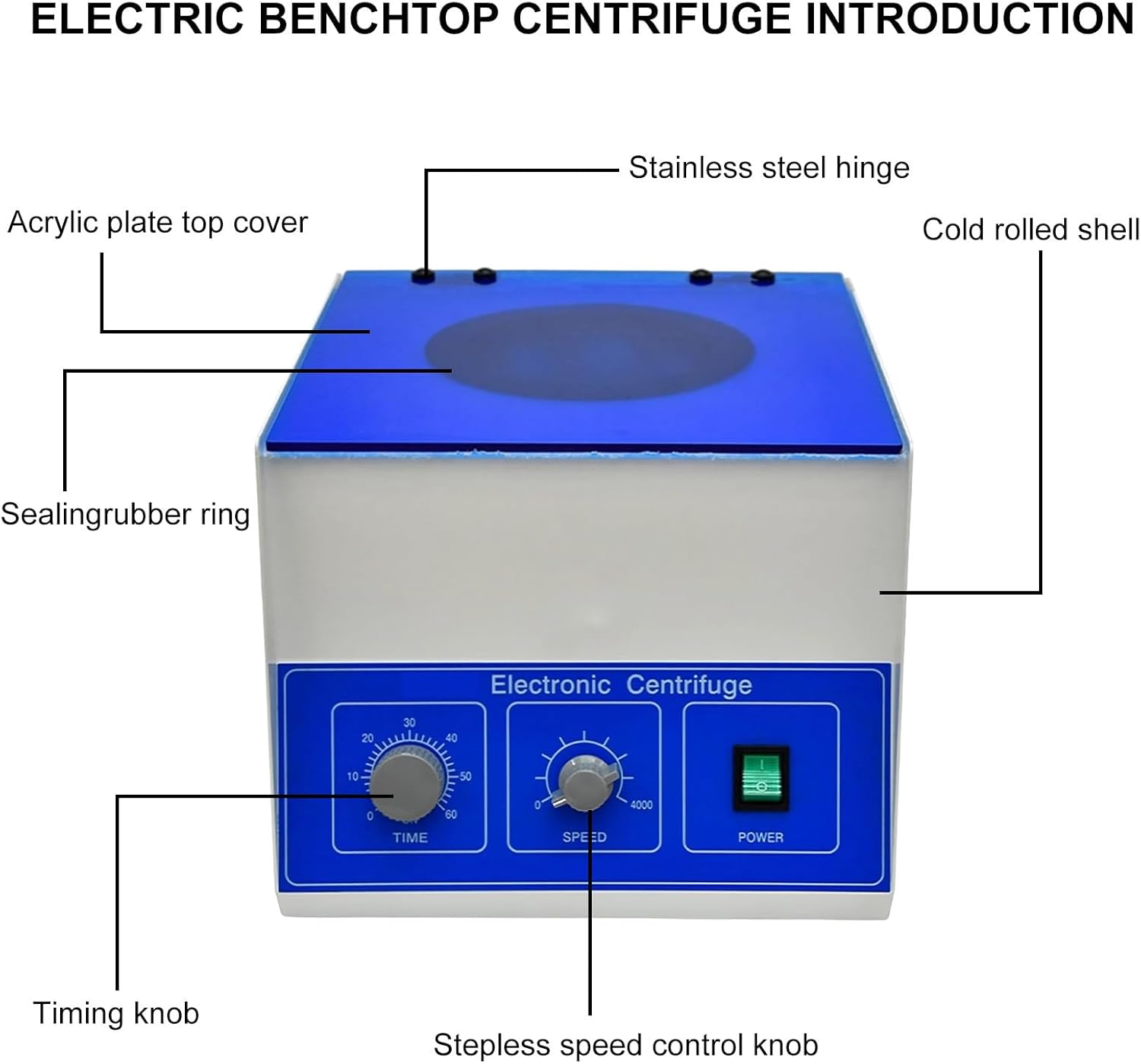 Lab Benchtop Centrifuge Benchtop Centrifuge Electric Centrifuge, Electric Centrifuge, Desktop Centrifuge, for Professionals and DIY Enthusiasts 80-2