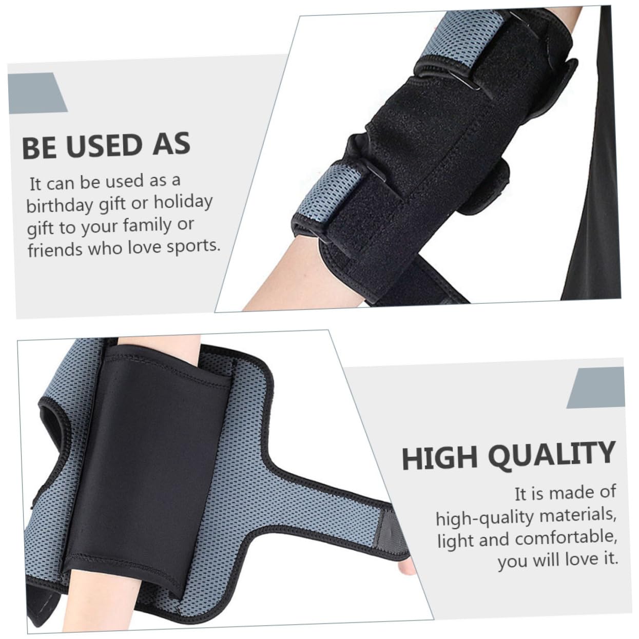 ibasenice 3pcs Elastic Protector Compression Pads for Outdoor Sports Comfortable Lining and Breathable Design for Men and Women