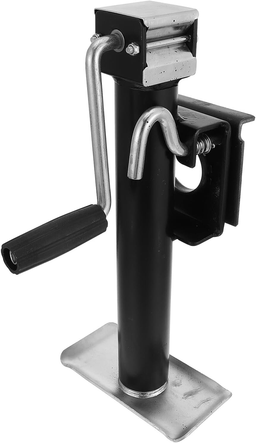 Manual Side Wind Trailer Jack 900kg Load Capacity Durable Support Jack with Support Bracket for Rv Caravan Boat Outrigger Car
