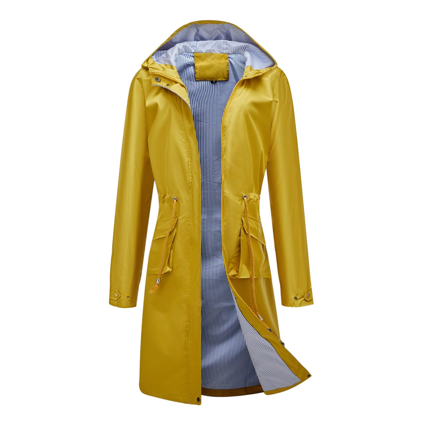 Cappotto Impermeabile Invernale Lungo In Poliestere Donna Pfc 2026 Zpperhooded Giacca A Pelliccia Elegante Con Cappuccio Trekking Estiva Windbreaker Jacket Ciclismo Pioggia Giubbotto