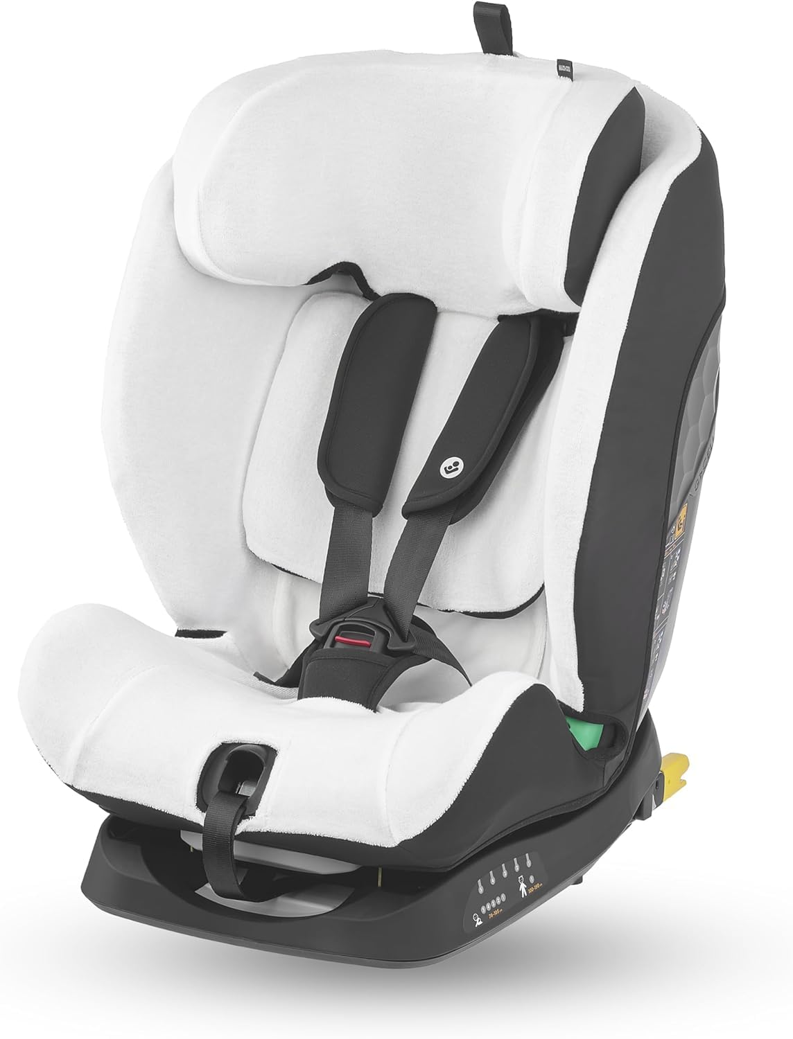 Maxi-Cosi Rivestimento Seggiolino Auto per Titan S i-Size e Titan S Comfort, Copri Seggiolino per Bambini, Cotone Morbido e Traspirante Anti Sudore, Lavabile in Lavatrice, Natural White