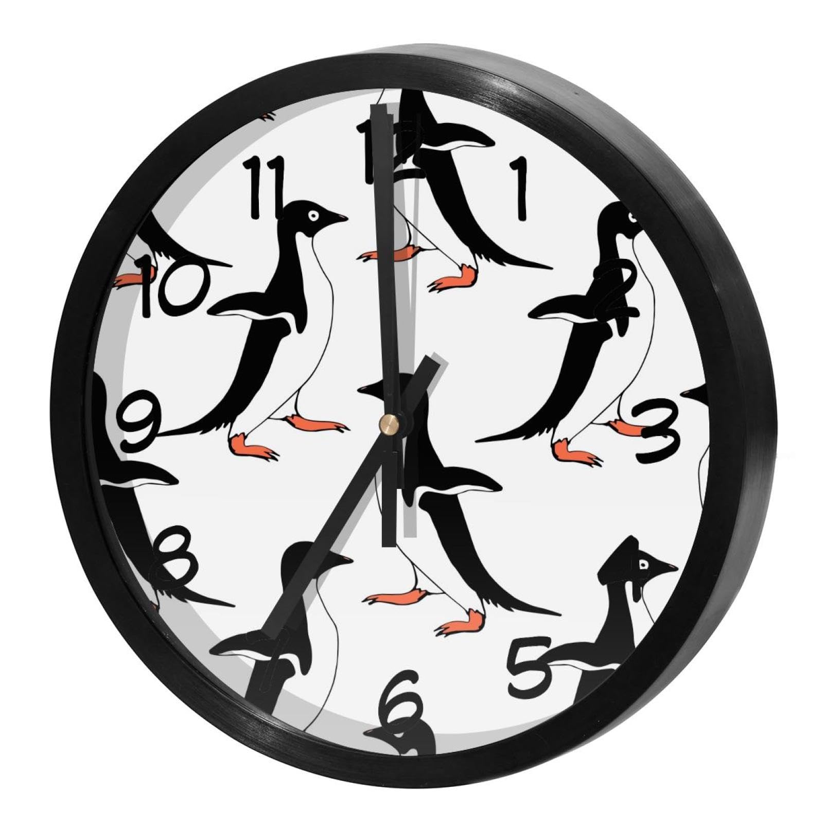 Horloge murale silencieuse à quartz pour supprimer le bruit dans la cuisine et l'école