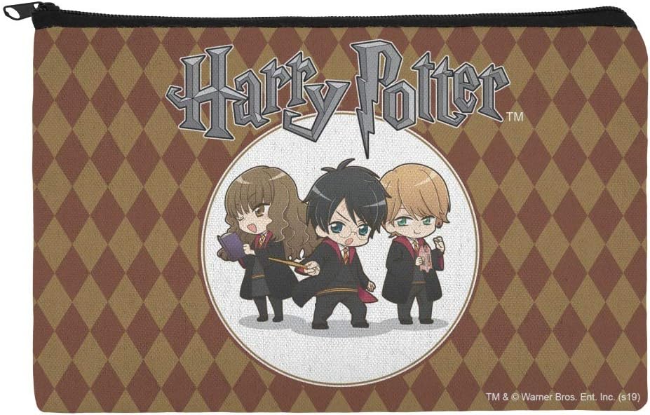 Harry Potter Anime Characters Pencil Pen Organizer Zipper Pouch Case
