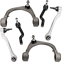 Vista 145 de Detroit Axle - Kit de suspensión delantera RWD para Chrysler 300 Dodge Challenger Charger Magnum, brazos de control superior con barras