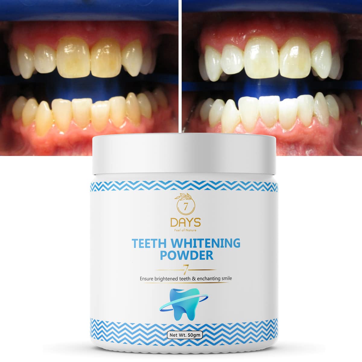 7 Days Teeth whitening powder With charcoal Neem extract 50g (B0BWJSF4CZ) Amazon Price History, Amazon Price Tracker