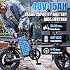 ASKGO Electric Bike for Adults, Folding Electric Bike, 500W Motor, Up to 20/25 MPH and 20/30 Miles Long Range, 48V 10AH/13AH/15AH Removable Battery, Electric Mini Bike, UL 2849 Certified #2