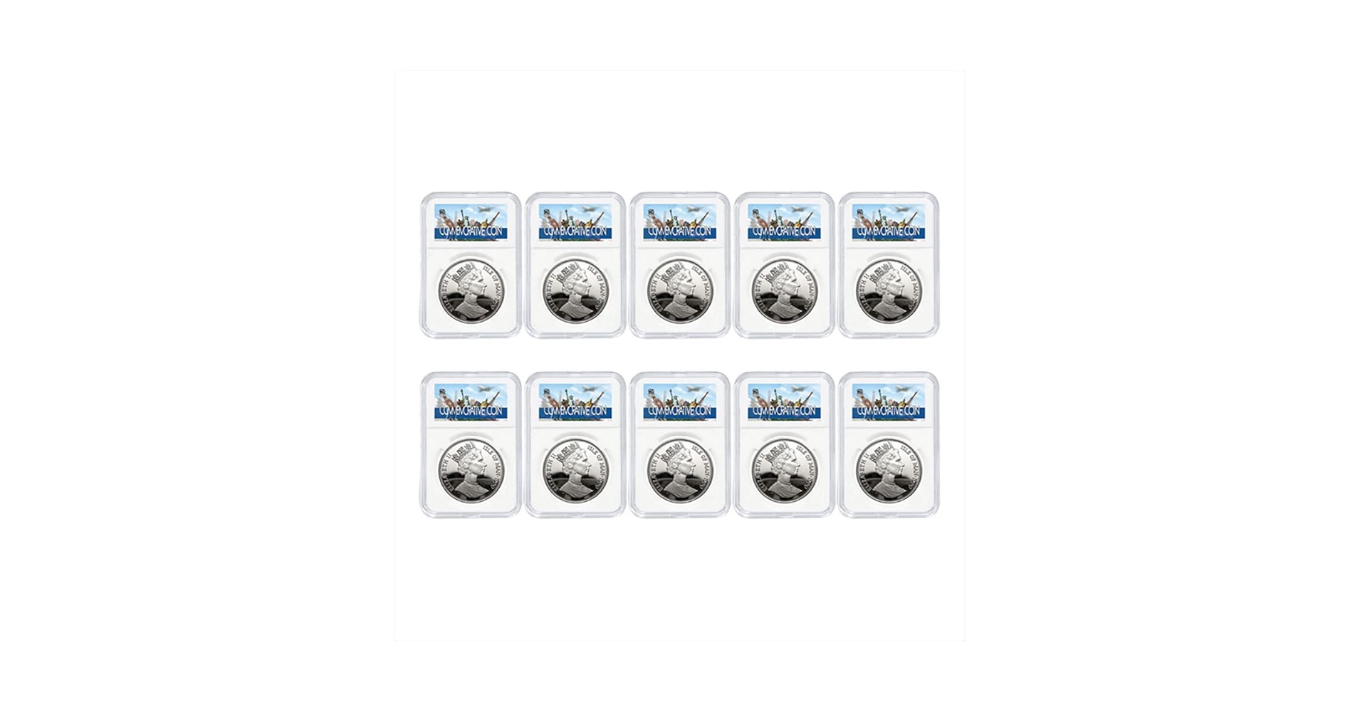 Amazon.com : 10 PCS Coin Slab Display Holder Storage 22mm