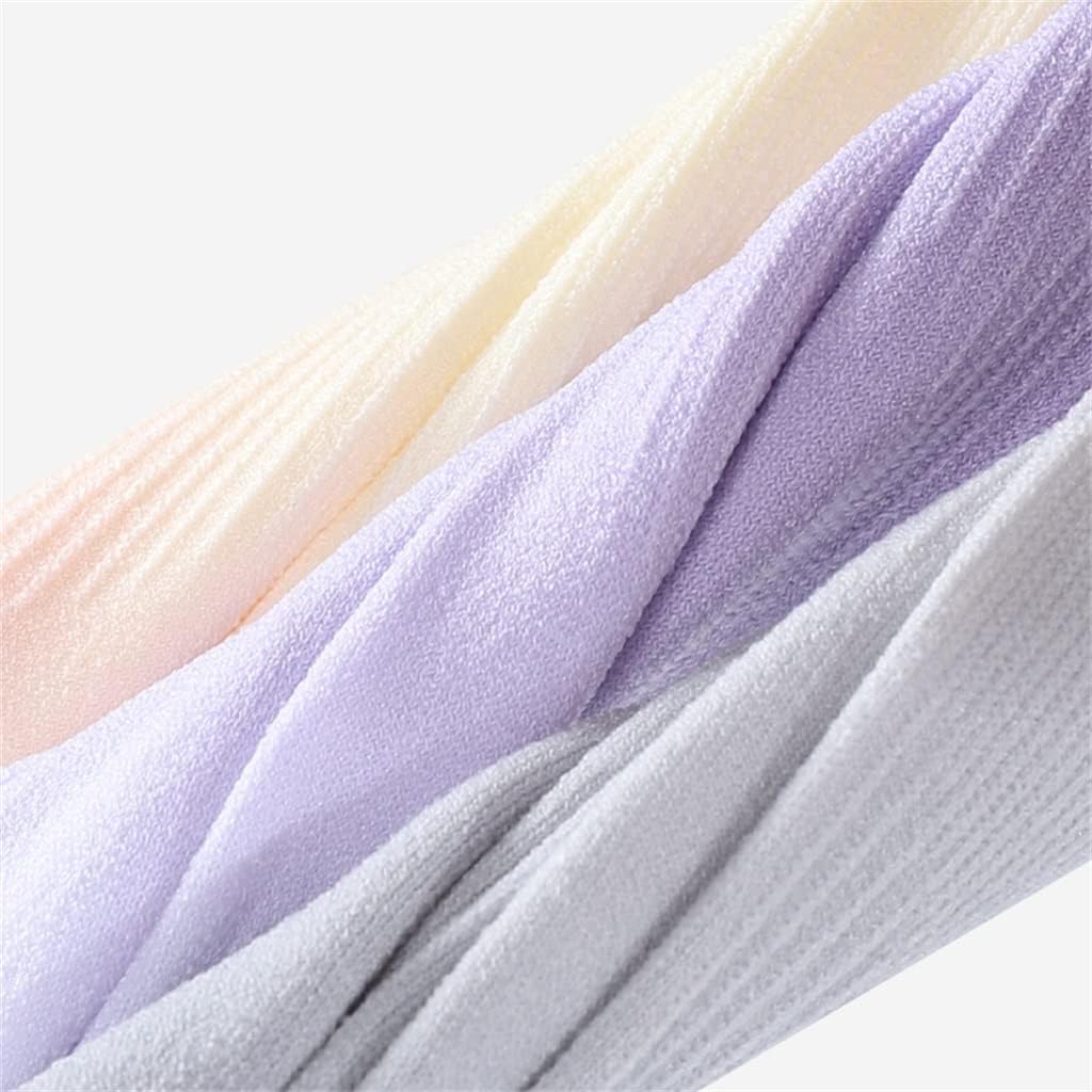 HBJWOV ICY Sleeves Female Gradient Ice Silk Arm Guard Sleeves Artifact Driving Gloves(Black)