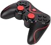 Coverzone Universal Wireless Gamepad, USB Wireless Bluetooth 5.0 Joystick TV Box Console Game Controller, X3 for Android iOS Mobile Phone Holder