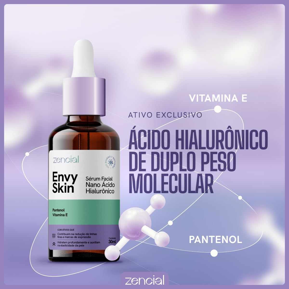 Sérum Facial Envy Skin Ácido Hialurônico 30ml – Preenchimento de