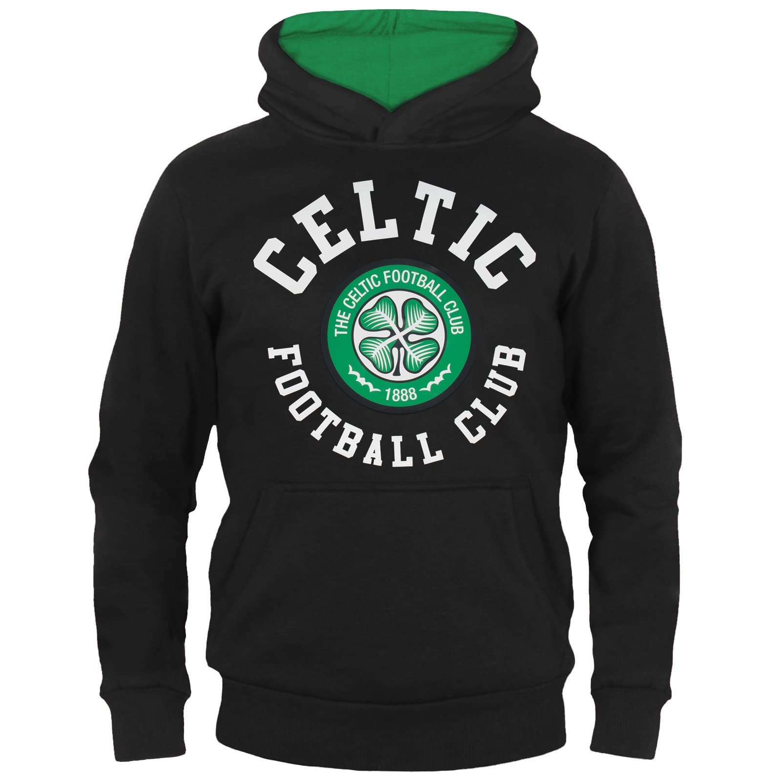 Celtic FC - Boy's Hoodie - Black - 12-13 Years
