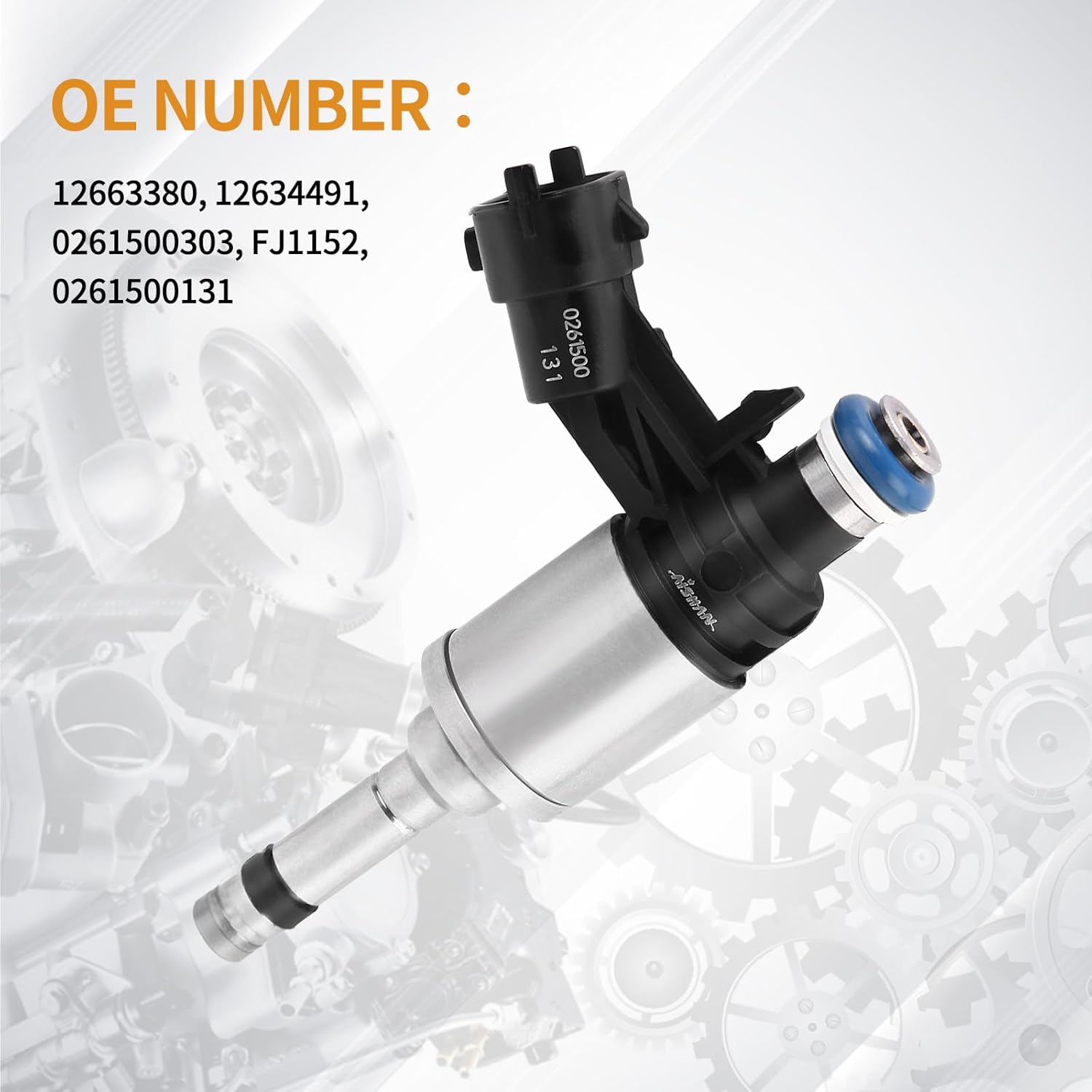 6PCS Fuel Injectors 6 Holes Compatible with Chevy Traverse 2012-2017, for Buick Enclave 12-17, for GMC Acadia 2012 2013 2014 2015 2016, Acadia Limited 2017 V6 3.6L Replace# 12663380 12634491