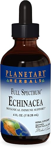 Planetary Herbals Echinacea 0.0 fl oz para el apoyo del sistema inmunológico - 4 oz