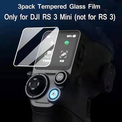 Miniatura 2 de debous Protector de pantalla para DJI RS 3 Mini Ronin-S3 Mini RS3 Mini (solamente), vidrio templado antiarañazos Clera película protectora dura