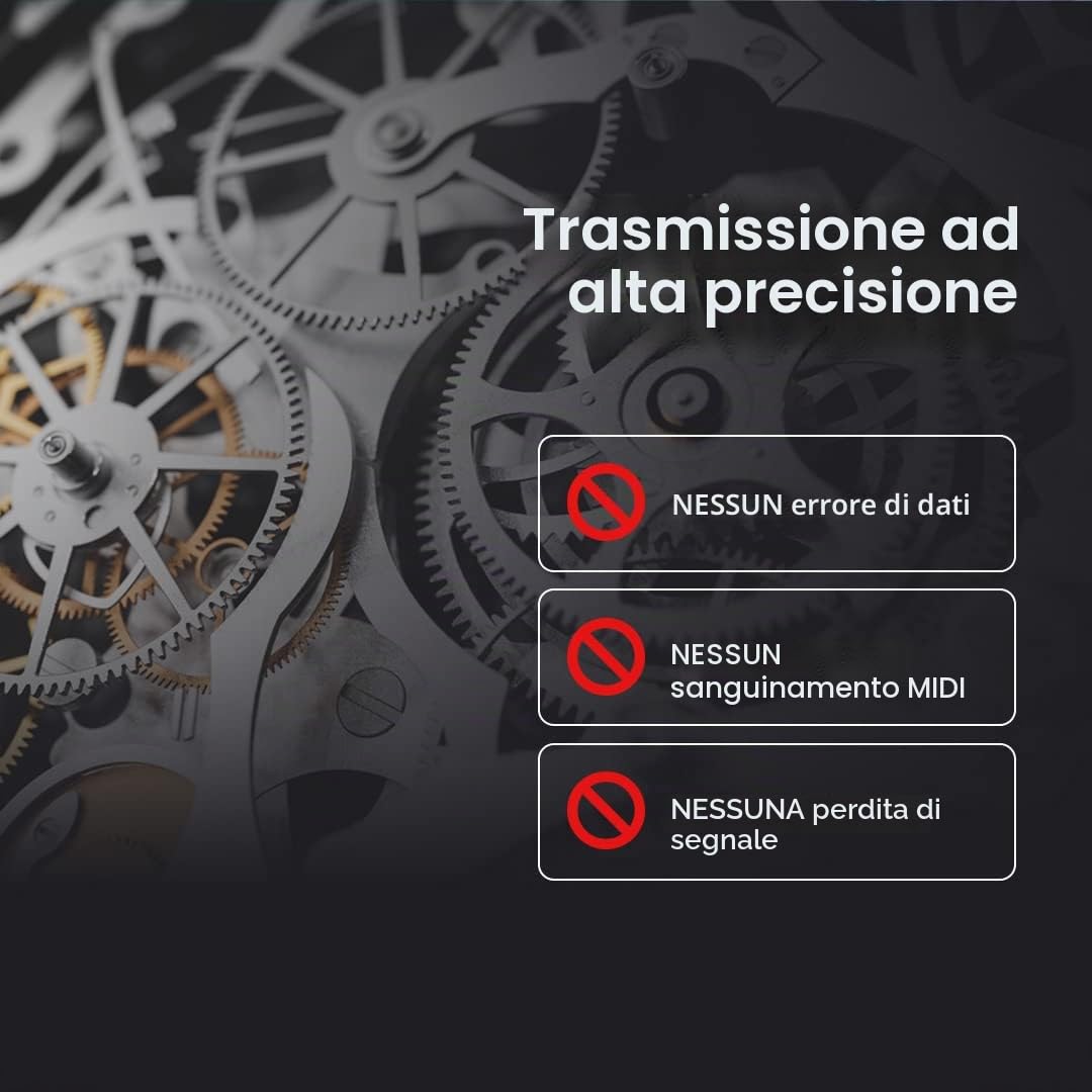 CME MIDI Thru5 WC – Box Thru 1 In / 5 Out con DIN 5 Poli, Distribuzione del Segnale ad Alta Velocità