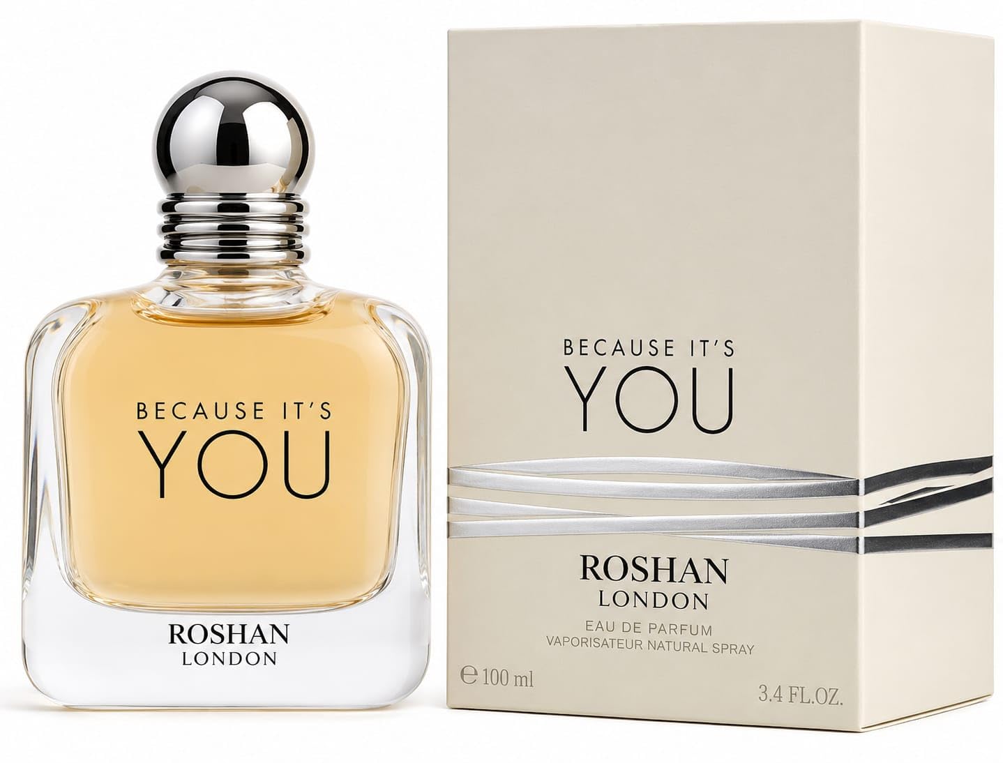 Eau de Parfum Compatible with Armani Because It's You She, Floral Scent, Long Lasting, Spray, 100ml-image-49