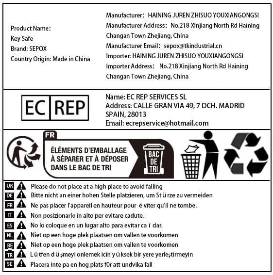 SEPOX® Trinity Keyed-Alike Padlocks Outdoor, Reinforced Laminated Steel Body Heavy-Duty 1-9/16 40MM, Uncuttable Standard Shackle, , 12-Pcs Same Keys, for Gym Locker,Toolbox, Shed, Storage