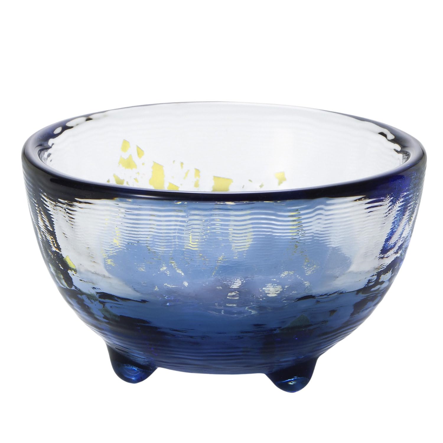 Aderia Tsugaru Vidro Sake Cup Mutsu Bay Guinomi 1.7oz Glass Gift Box Japan