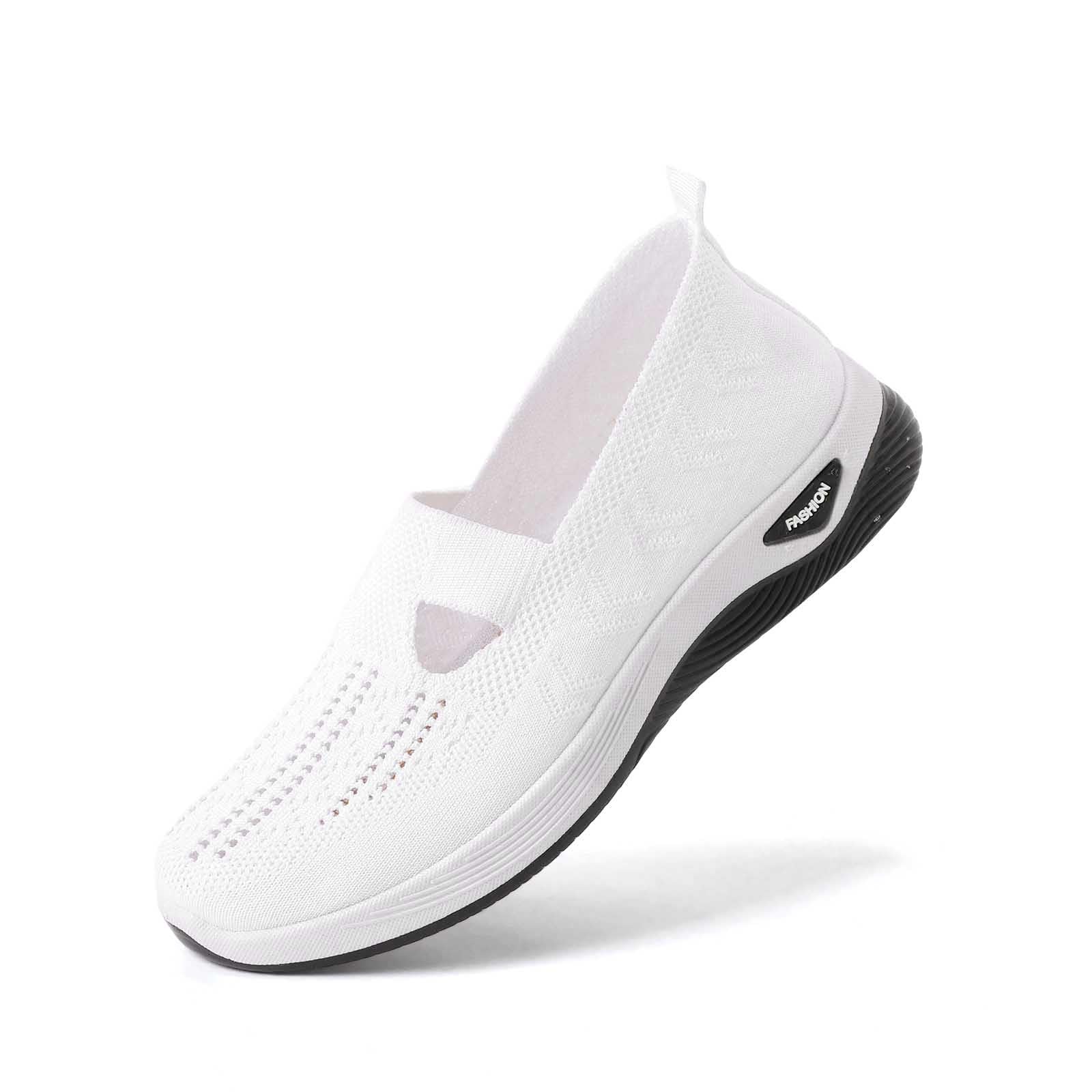 Orthopädische Schuhe Damen Walkingschuhe Damen Leicht Weite H Vermascht Atmungsaktive Lässige Komfort Laufschuhe Bequeme Outdoor Sommerschuhe Turnschuhe