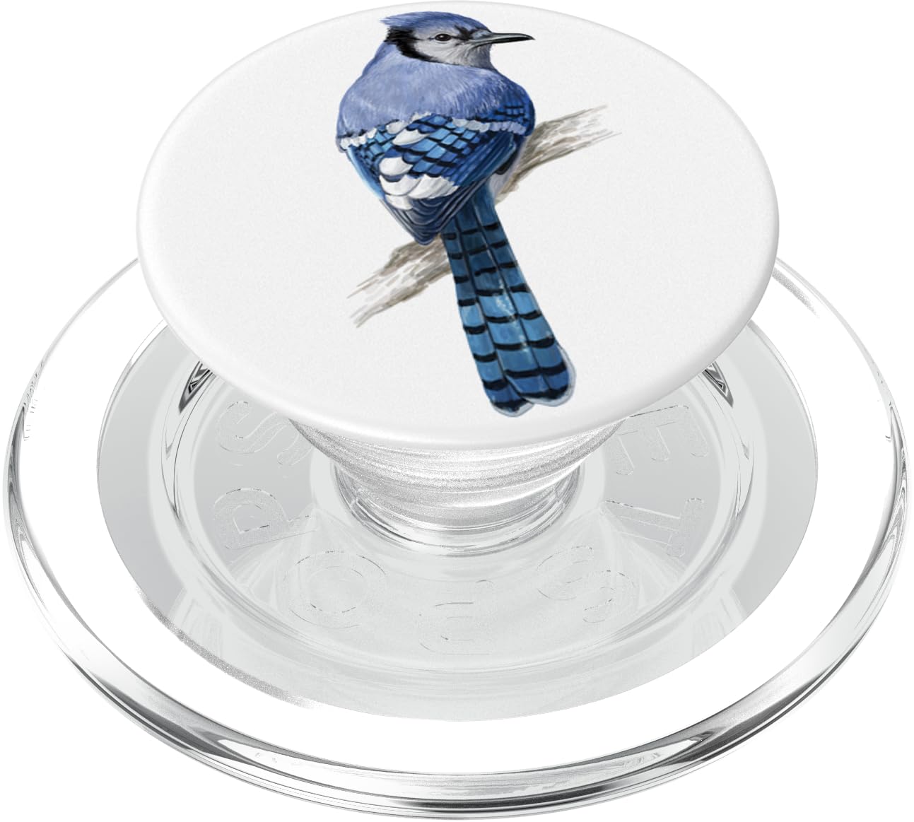 BLUE JAY BIRD PopSockets PopGrip for MagSafe