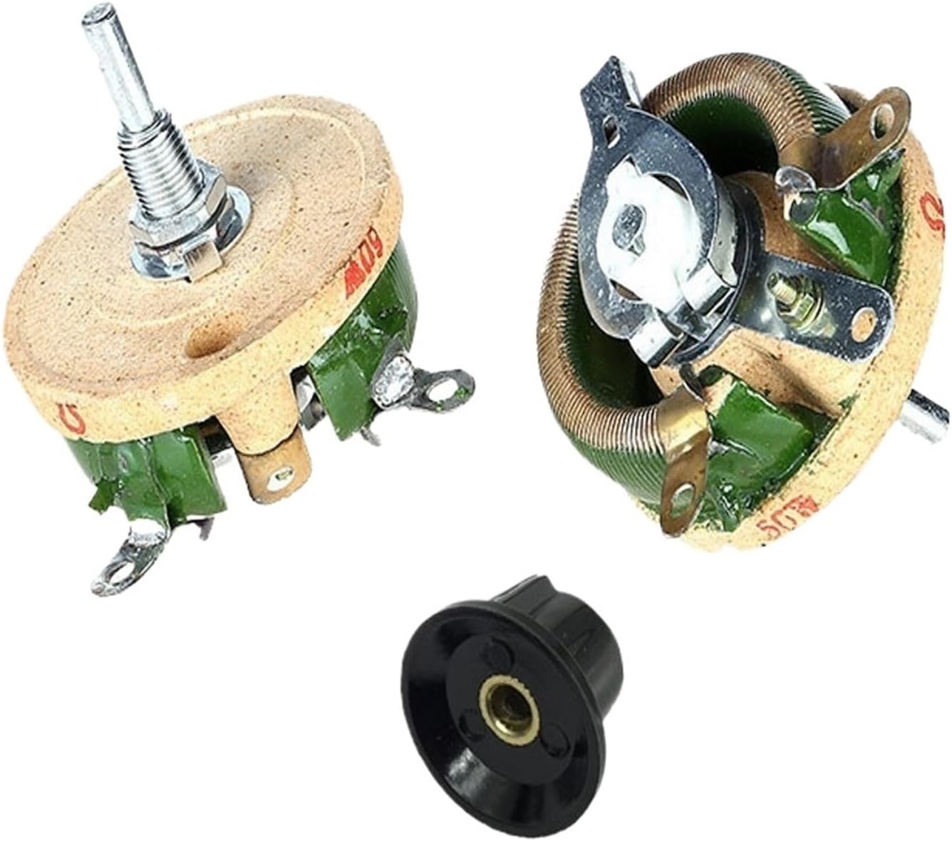 Wirewound Ceramic Potentiometer Adjustable Rheostat Resistor 50W 5/10/20/30/50/100/150/200/300/500/1000 Ohm(30R)