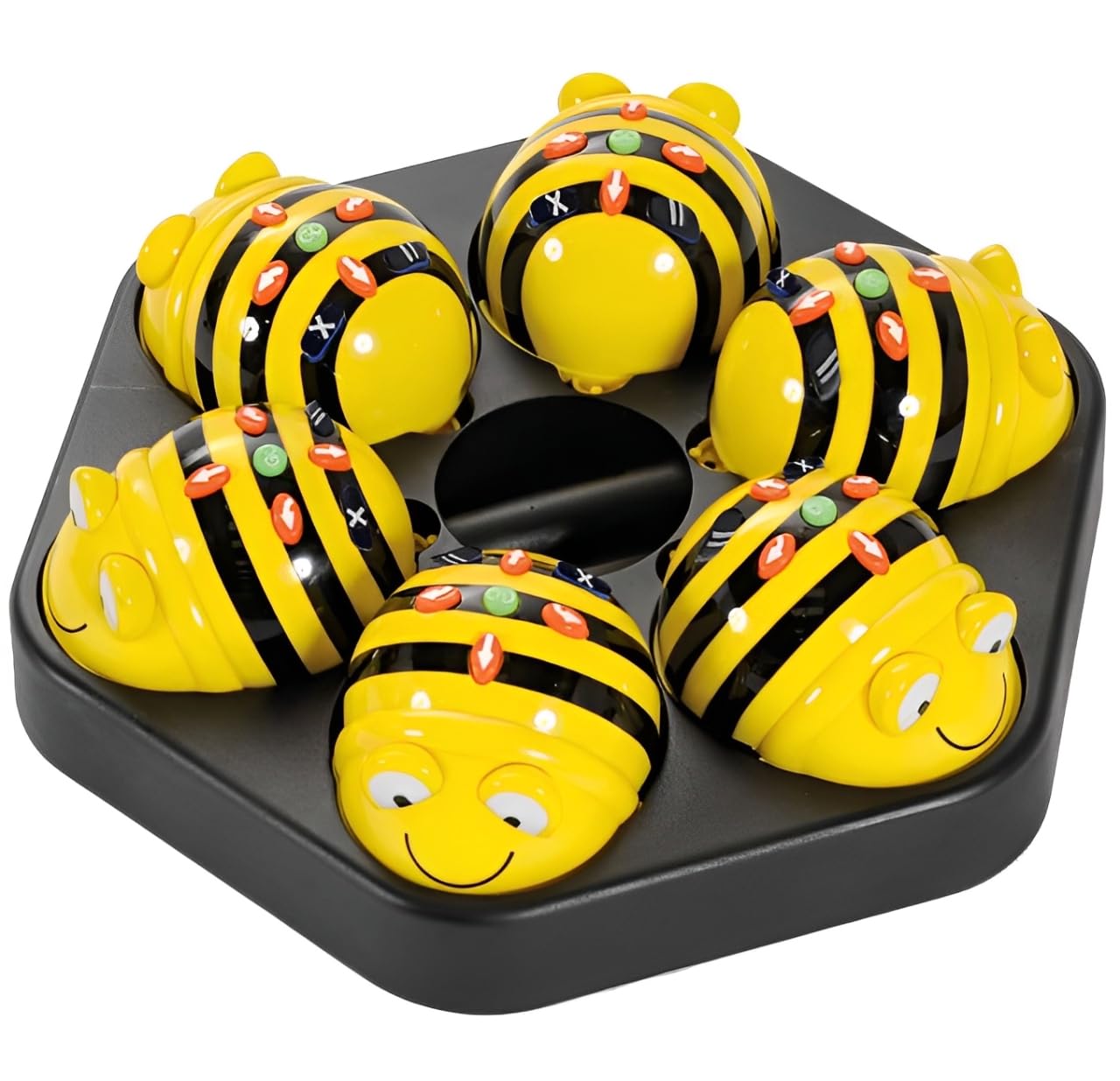 Create & Debug Basic Programming with 6 Bee-Bots with Free 1 Docking Station w/USB Cable - New See & Say Version