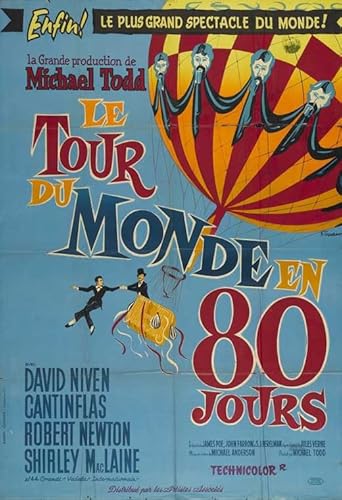 Around the World in 80 Days Movie Poster Print (11 x 17)