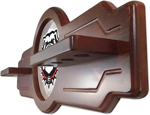 Miniatura 2 de Georgia "Bulldog Cue rack en inglés Tudor acabado