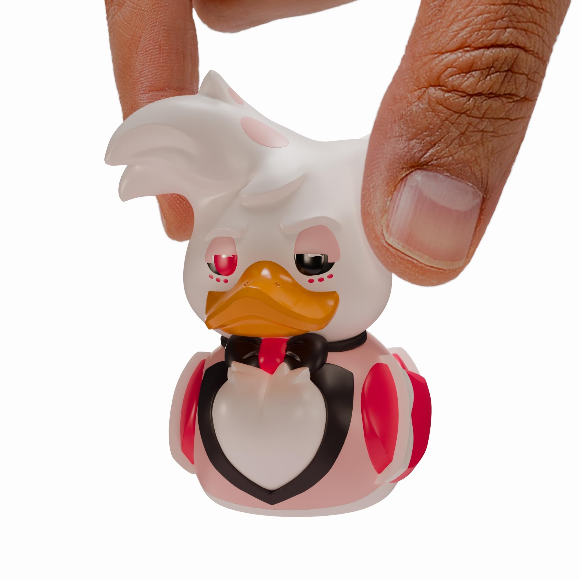 TUBBZ Mini: Hazbin Hotel - Angel Dust Cosplaying Rubber Duck Vinyl figure – Official Collectible for Fans of Hellaverse