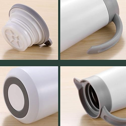 Miniatura 7 de Jarra térmica para café, tetera aislante de acero inoxidable, doble pared aislada al vacío, dispensador de café, té y bebidas para café, leche y té,