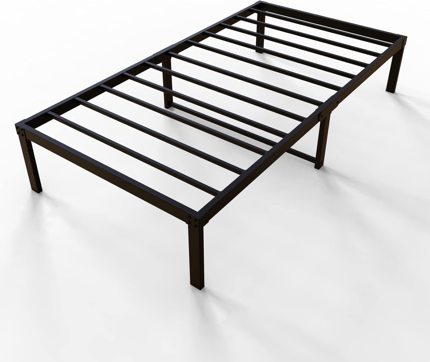 rosyclo Twin Bed Frame, 14 Inch Heavy Duty Mattress Foundation Metal Platform Bed