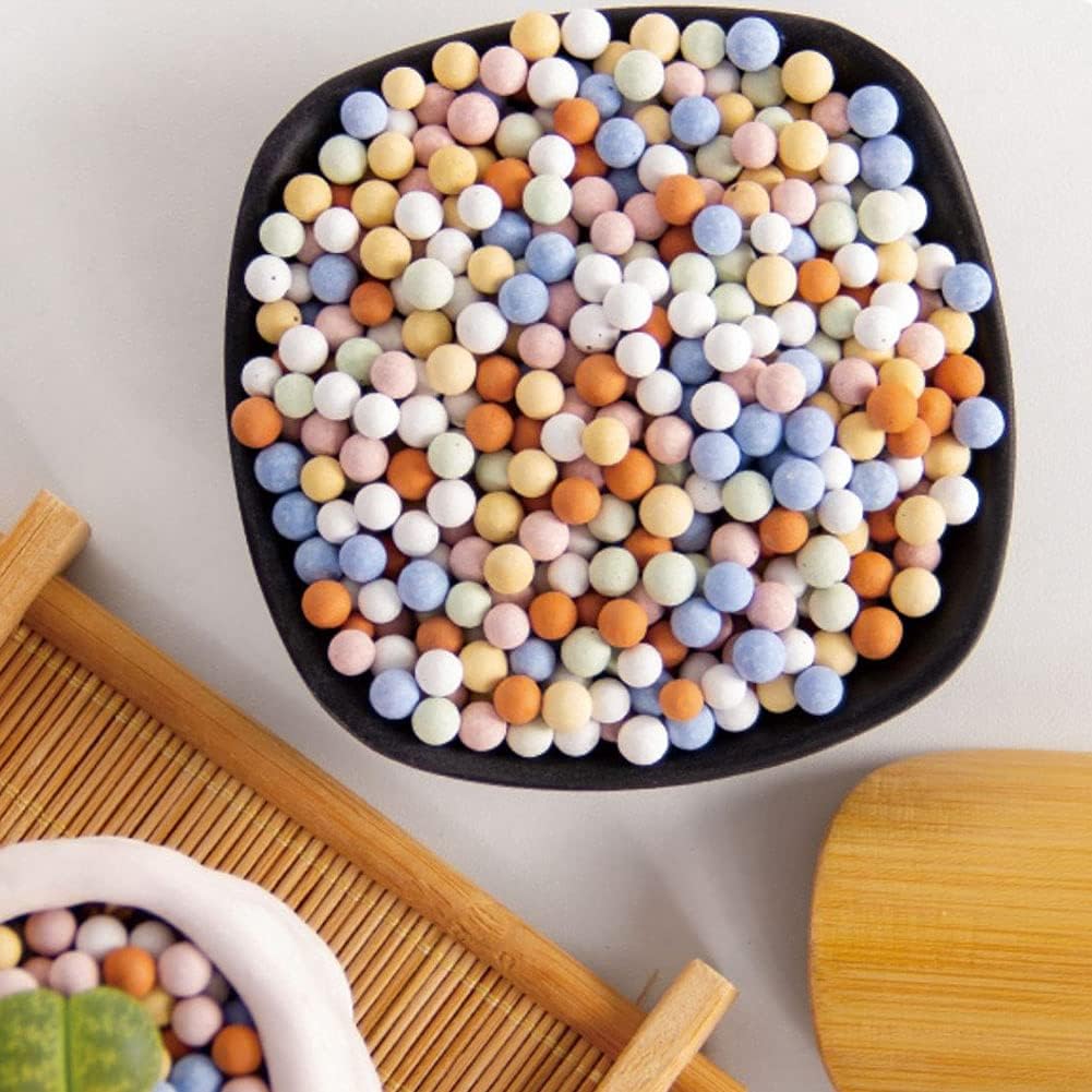 6LBS Clay Pebbles Gardening Ceramsite Orchid Rocks Drainage Water Purification Ceramsite Decor Cultivation Soil Stone Horticultural Grade for Soil Hydroponics Aquaponics