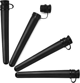 TORMEN 120mm Pre-Roll Tubes, Watertight Sealed Container with Lid, 4 Pcs,