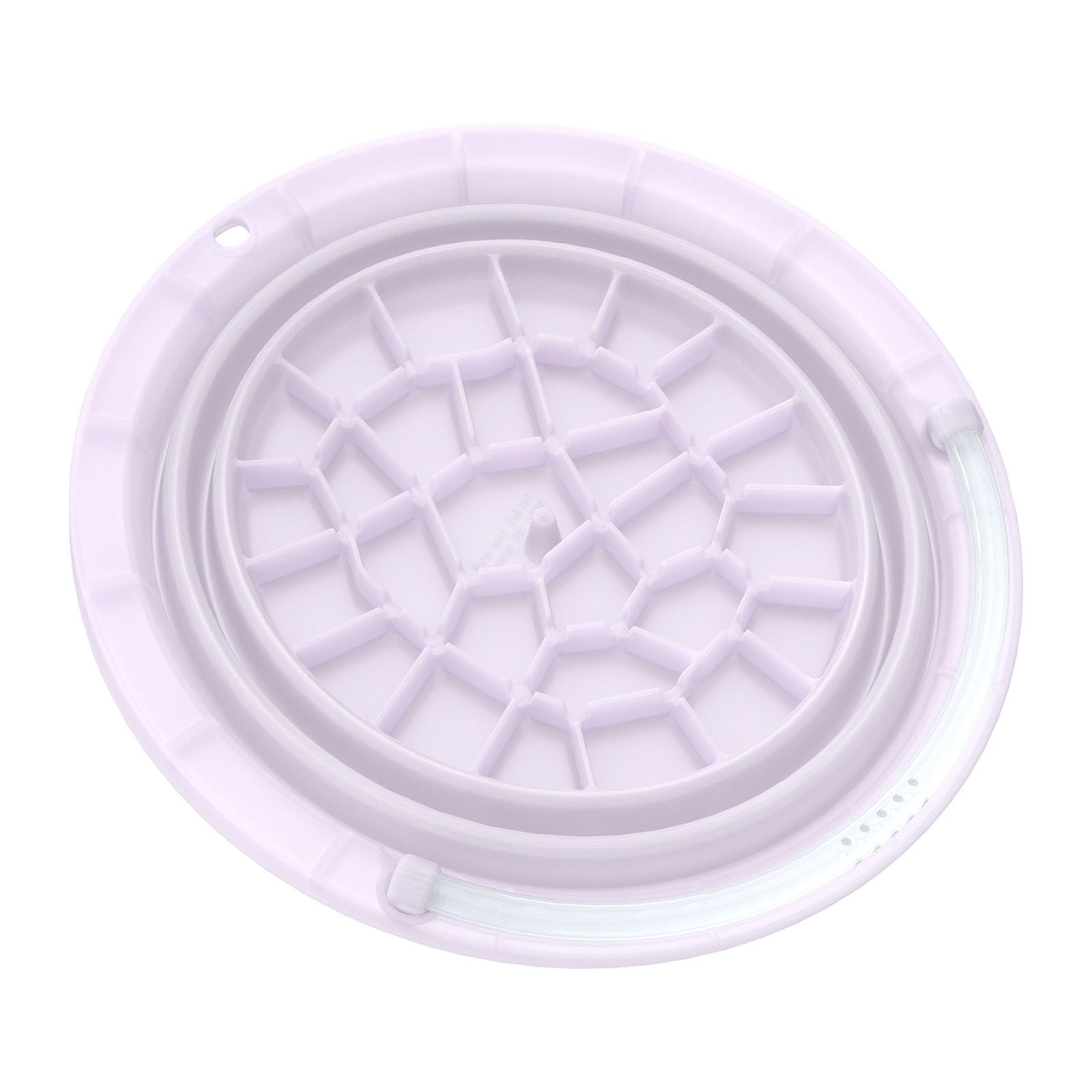 NRVTRE Space Saving Foldable Face Basin for Cold Application and Washing Simple Silicone Build Travel Easy Ice Basin