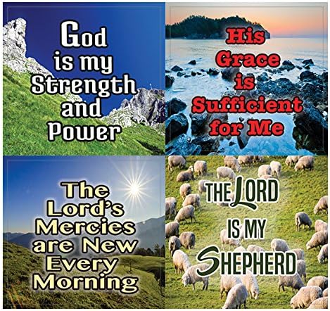 Miniatura 6 de NewEights Calcomanías de Dios Todopoderoso (5 hojas), prácticas calcomanías variadas, regalos de escuela dominical para niños y niños, planificador