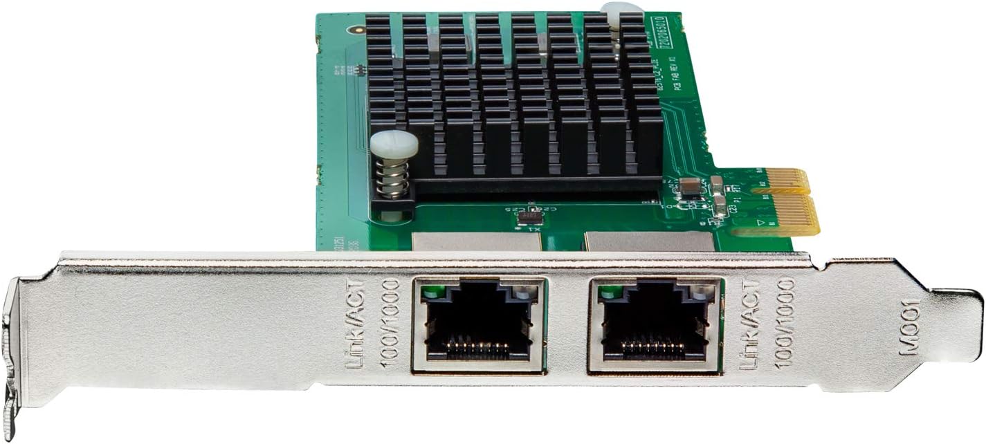 Greatest Product 1.25G Gigabit Ethernet Converged Network Adapter (NIC) for Intel 82576 Chip, Dual RJ45 Copper Ports, PCI Express 2.0 X1, Compare to Intel E1G42ET Exclusive Discount 50% Price 1.25G Gigabit Ethernet Converged Network Adapter (NIC) for Intel 82576 Chip, Dual RJ45 Copper Ports, PCI Express 2.0 X1, Compare to Intel E1G42ET
