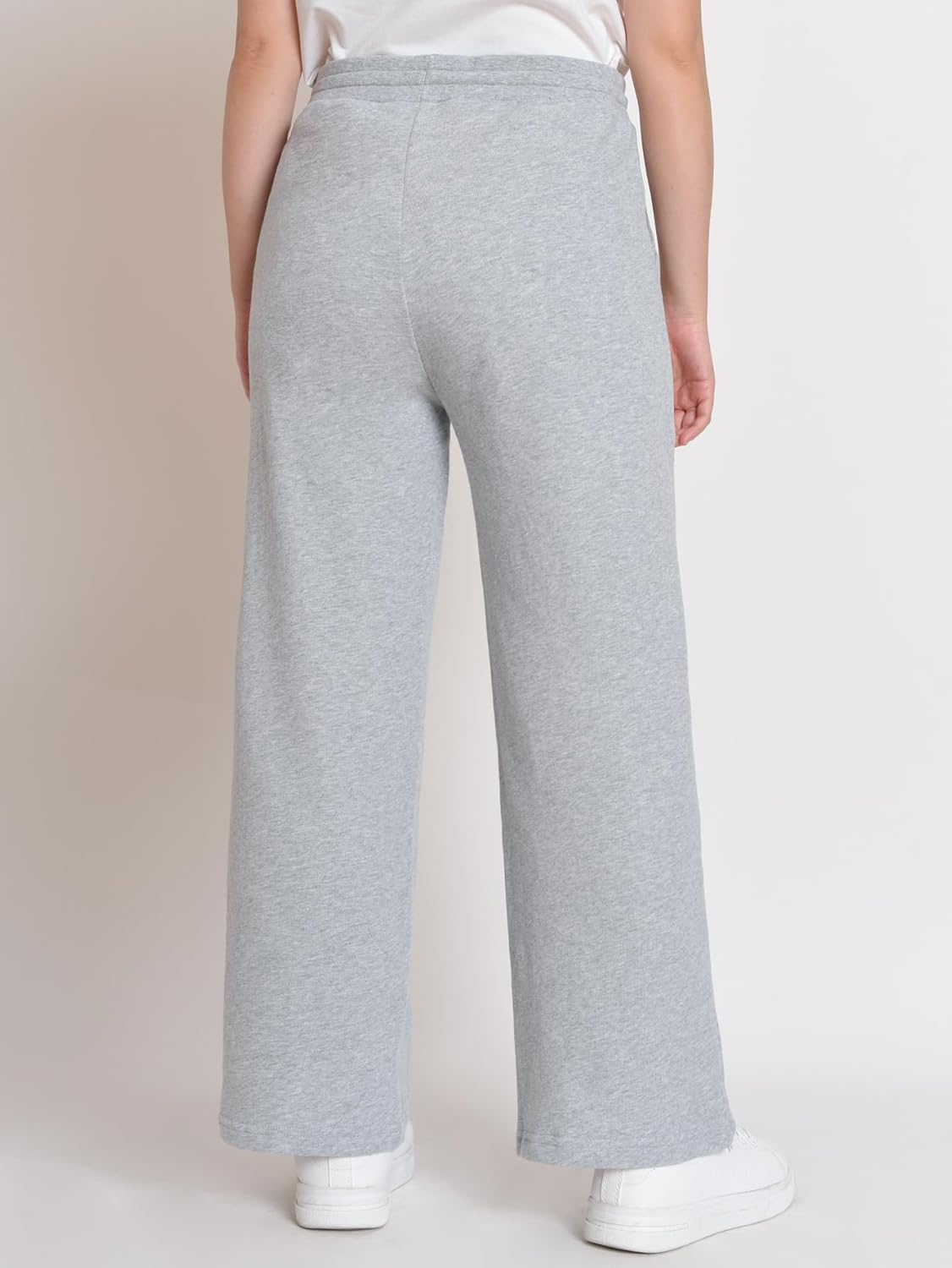 Weintee Women's Petite Wide Leg Sweatpants with Front Seam - Image 2