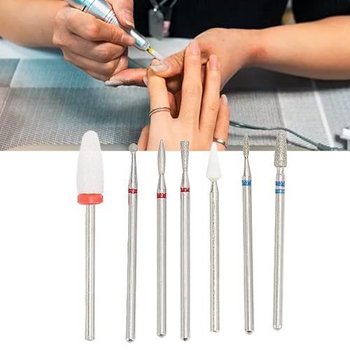 Miniatura 5 de Brocas de carburo de tungsteno para uñas, cabeza de molienda de uñas, brocas de carburo de tungsteno para uñas, brocas de carburo de tungsteno para