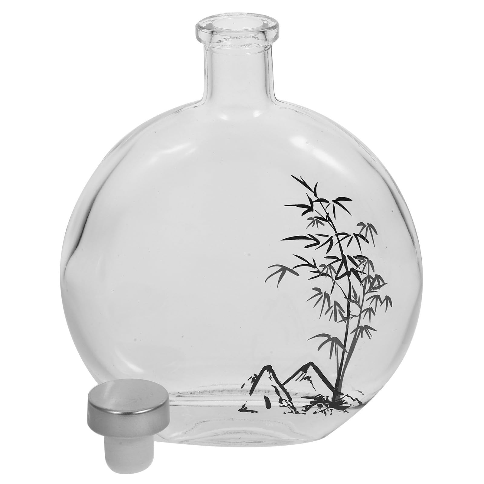 Botella de vidrio de 250ml con cierre hermético para conservar tus vinos frescos