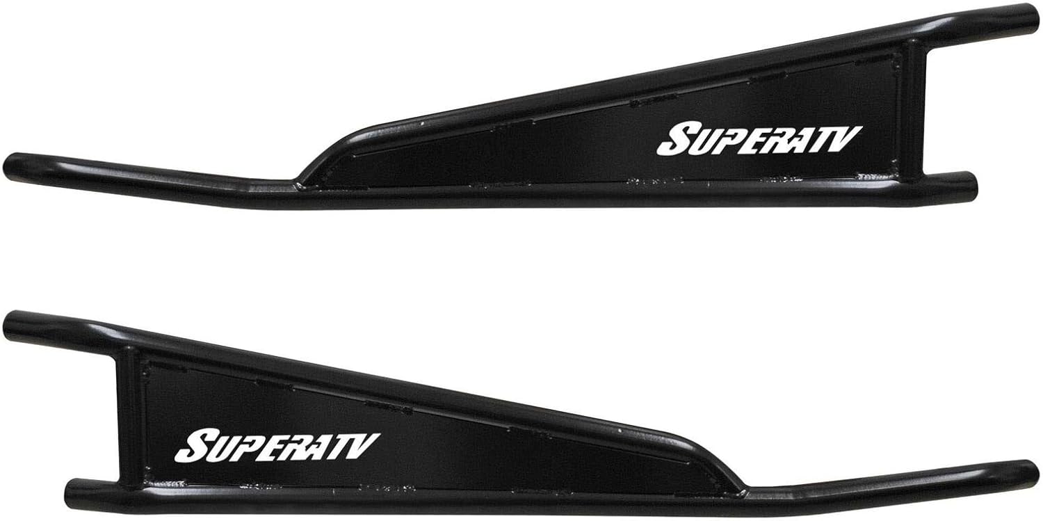 SuperATV Nerf Bars Tree Kickers Rock Sliders for 2013-2018 Can Am Maverick 1000 | Made of 1.25" Diameter Heavy-Duty Tubing | Powder-Coat Finish | Hardware Included
