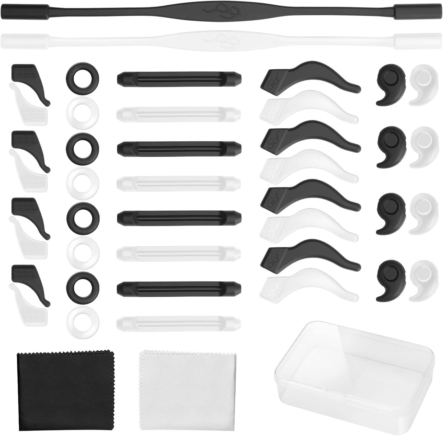 Rhino Valley Eyeglasses Retainers, Adjustable Silicone