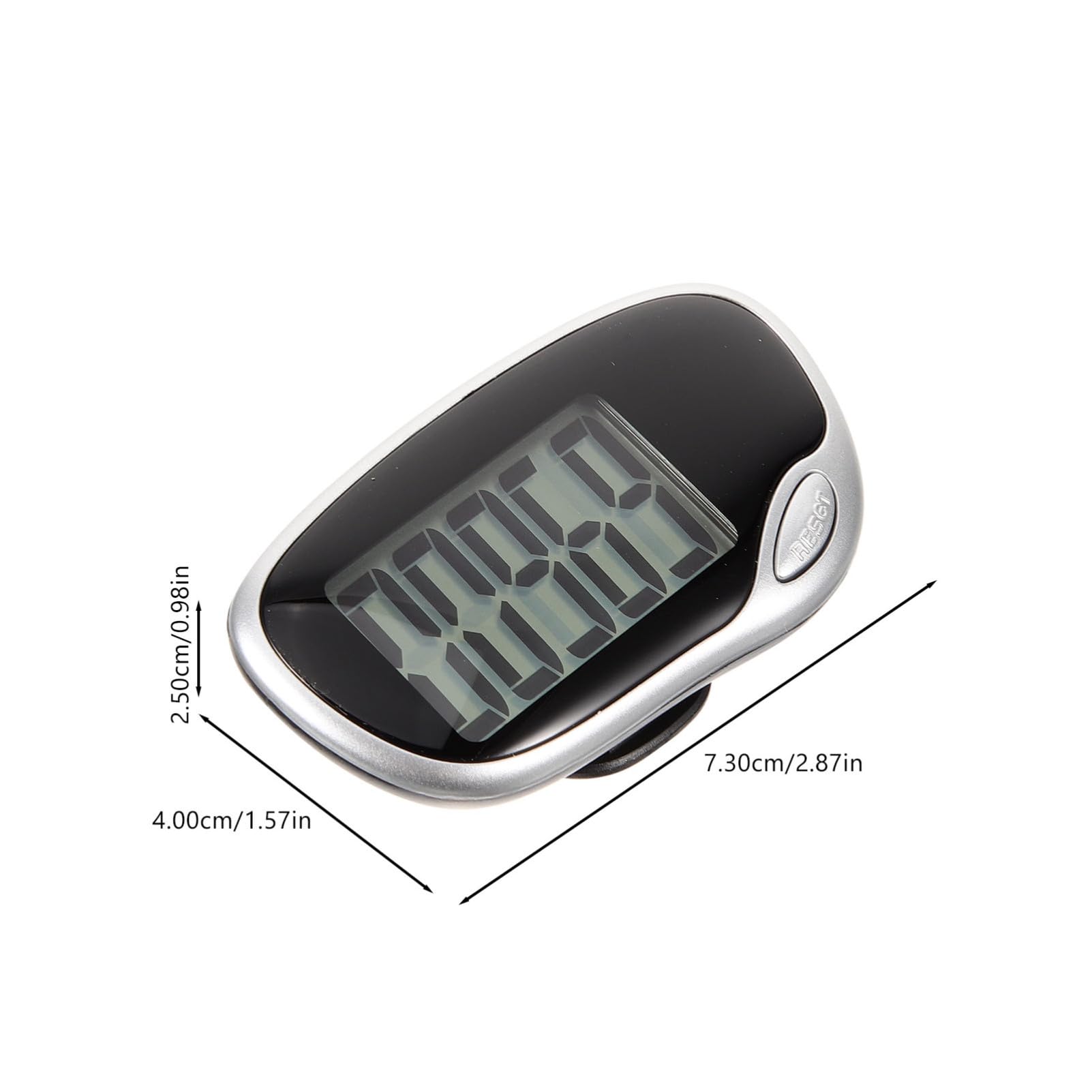 Abaodam Convenient Multifunctional Step Counter Professional Running Pedometer with Screen Easy Setup Walking Tracker for Outdoor Activities Durable Material Battery